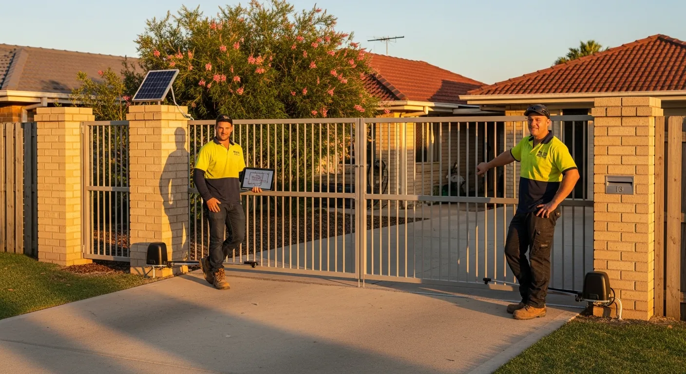 SC Automatic Gates team at work in Sunshine Coast